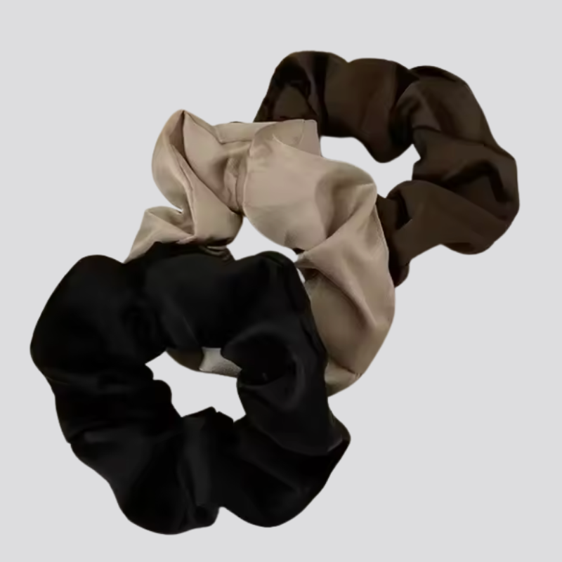 SILK SCRUNCHIES 3 PCS