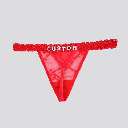 SEDUCTIVE CUSTOMIZED THONG