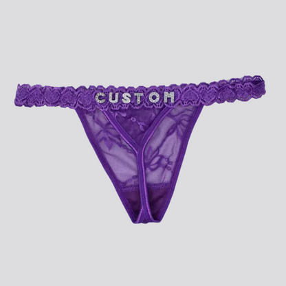 SEDUCTIVE CUSTOMIZED THONG